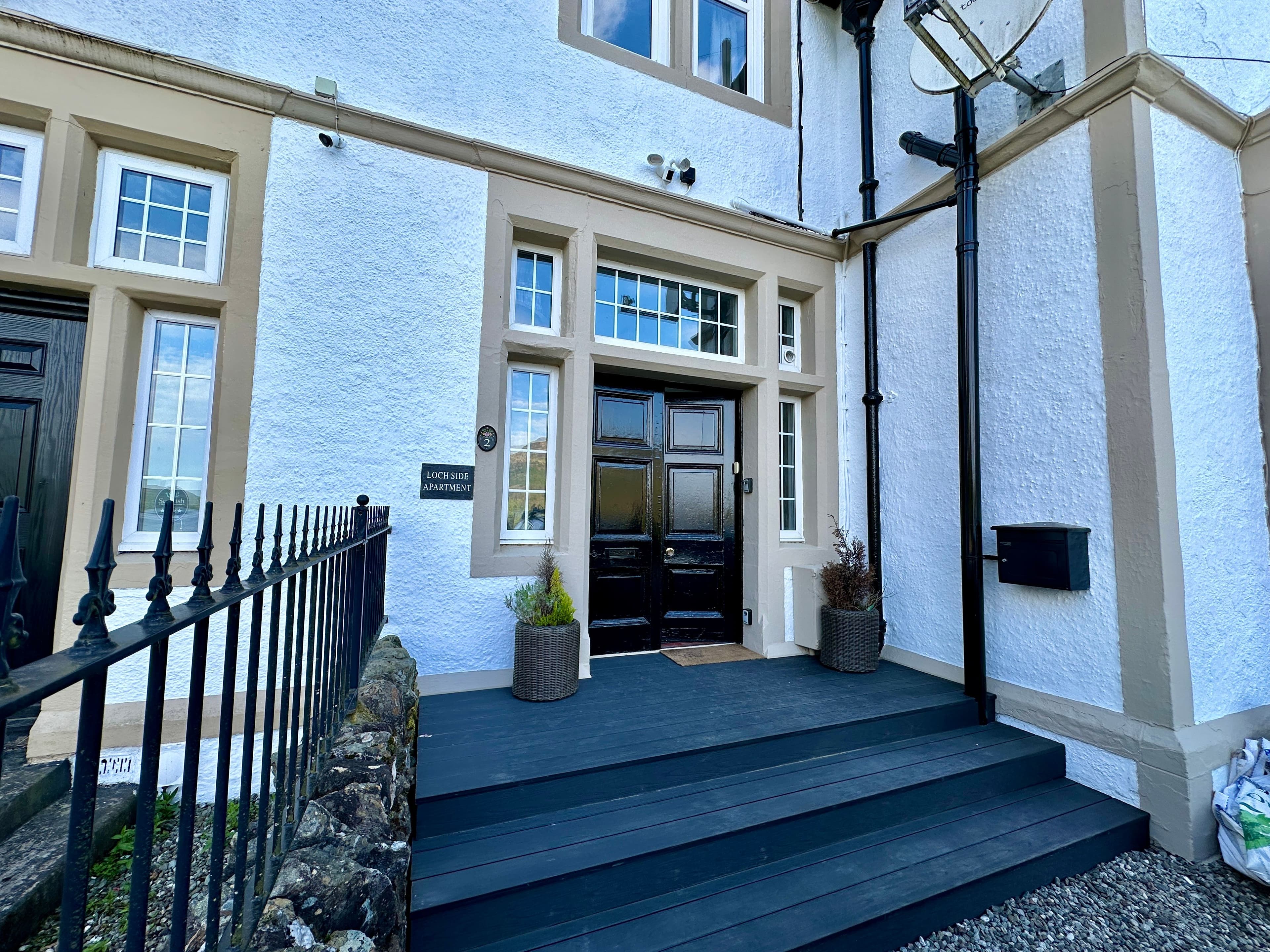 lochside apartment entrance